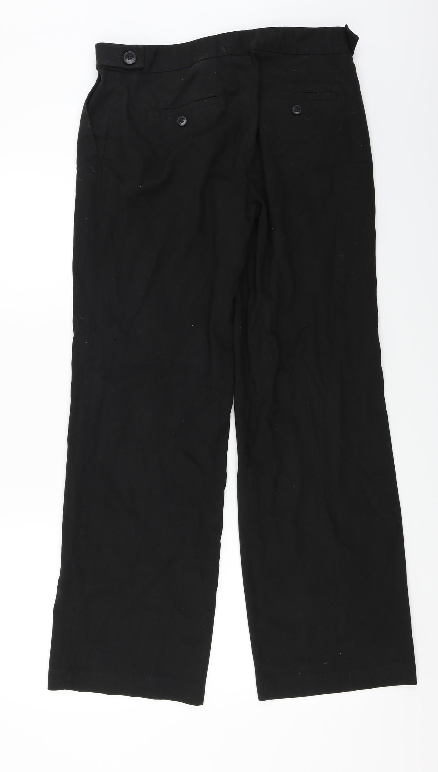 Womens UK Size 12 NEXT Regular Fit  Black Trousers