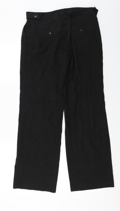 Womens UK Size 12 NEXT Regular Fit  Black Trousers