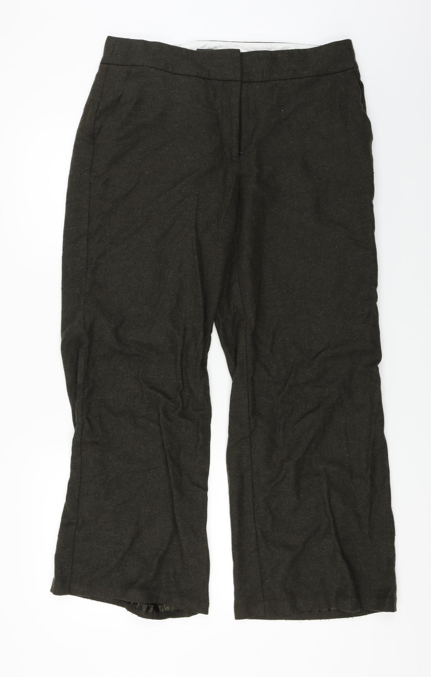 Womens UK Size 14 Marks and Spencer Regular Fit  Brown Trousers