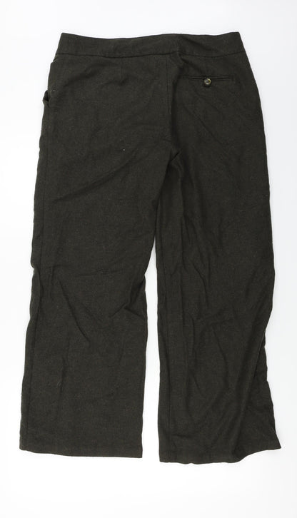 Womens UK Size 14 Marks and Spencer Regular Fit  Brown Trousers