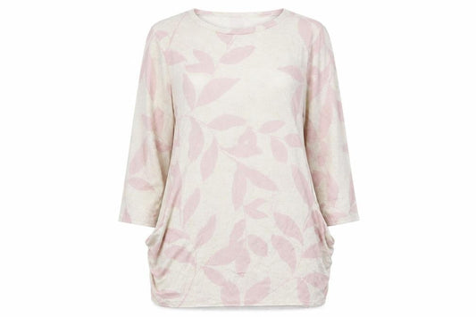 Bonmarché  Womens Ivory Floral  Pullover Jumper Size 14