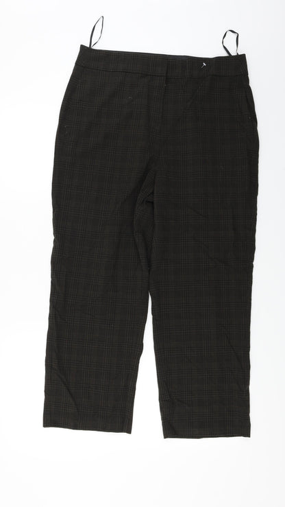 Womens UK Size 14 NEXT Regular Fit  Brown Trousers