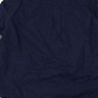 Mens UK Size L Burton Blue  Button-Up Long Sleeve Casual Shirt