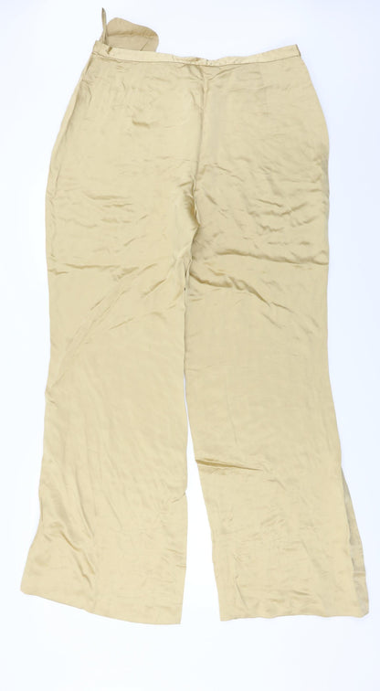 Womens UK Size 16 Episode Regular Fit  Yellow Trousers