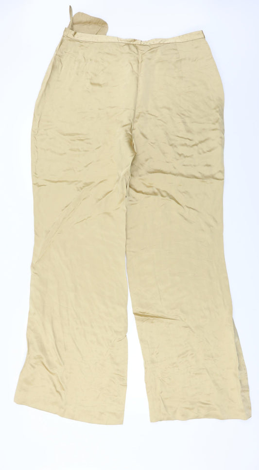 Womens UK Size 16 Episode Regular Fit  Yellow Trousers