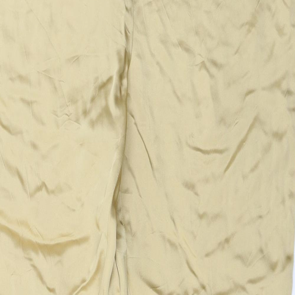 Womens UK Size 16 Episode Regular Fit  Yellow Trousers