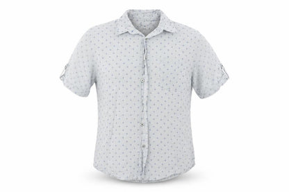 Mens UK Size M Topman Blue  Button-Up Short Sleeve Casual Shirt
