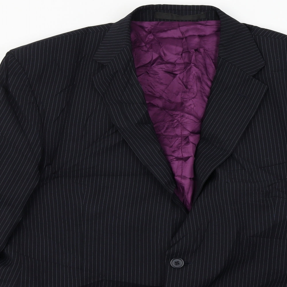 Mens UK Size 42 Marks and Spencer Regular Black Suit Jacket