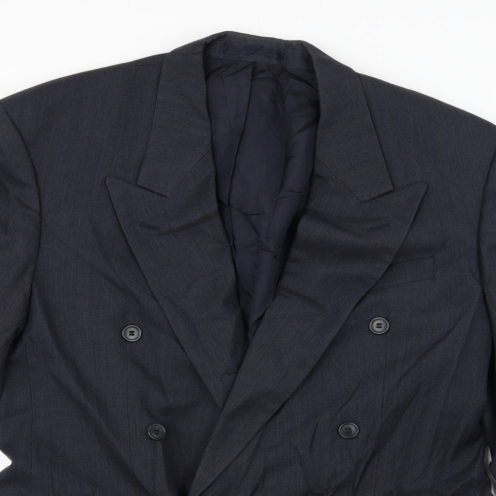 Mens UK Size 40 Marks and Spencer Regular Black Suit Jacket