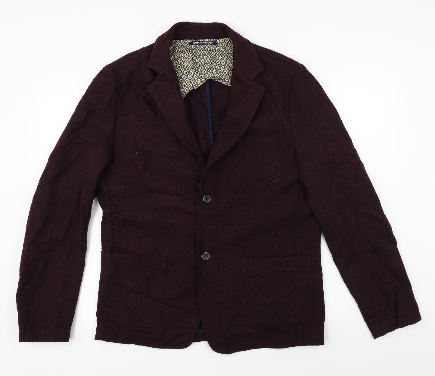 Armata di Mare  Womens Purple   Jacket Coat Size XL