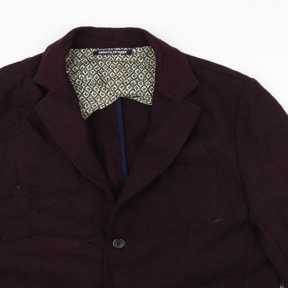 Armata di Mare  Womens Purple   Jacket Coat Size XL