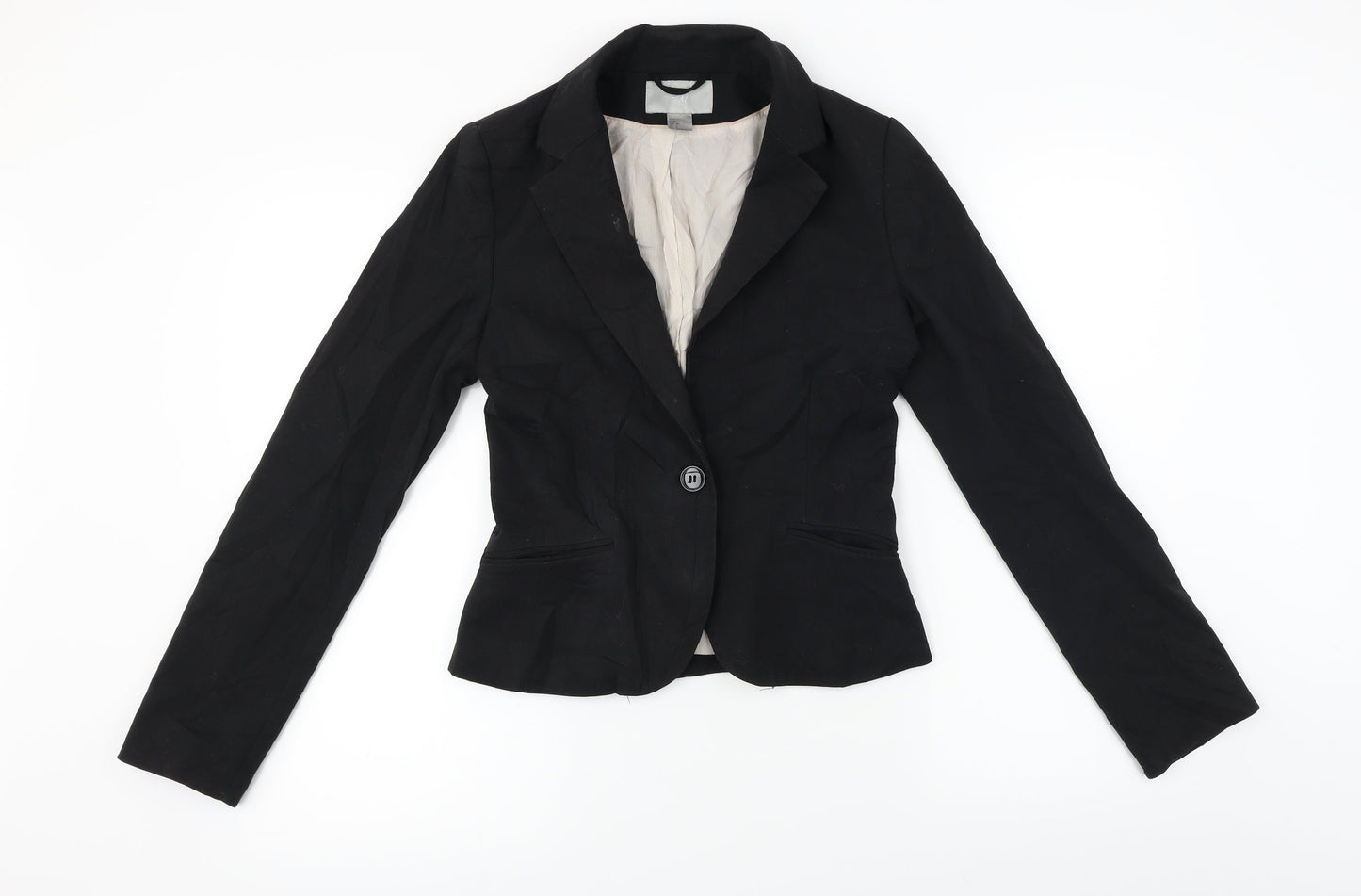 H&M Womens Black   Jacket Blazer Size 6