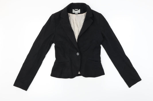 H&M Womens Black   Jacket Blazer Size 6