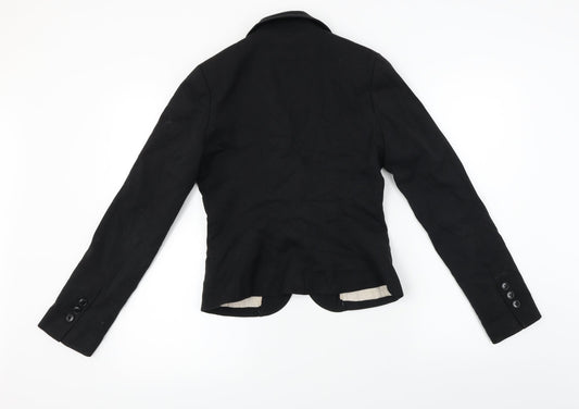 H&M Womens Black   Jacket Blazer Size 6