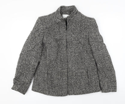 Womens UK Size 10 AMARANTO Grey Jacket