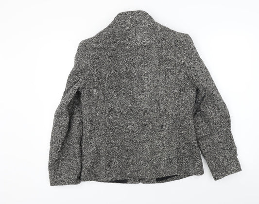Womens UK Size 10 AMARANTO Grey Jacket