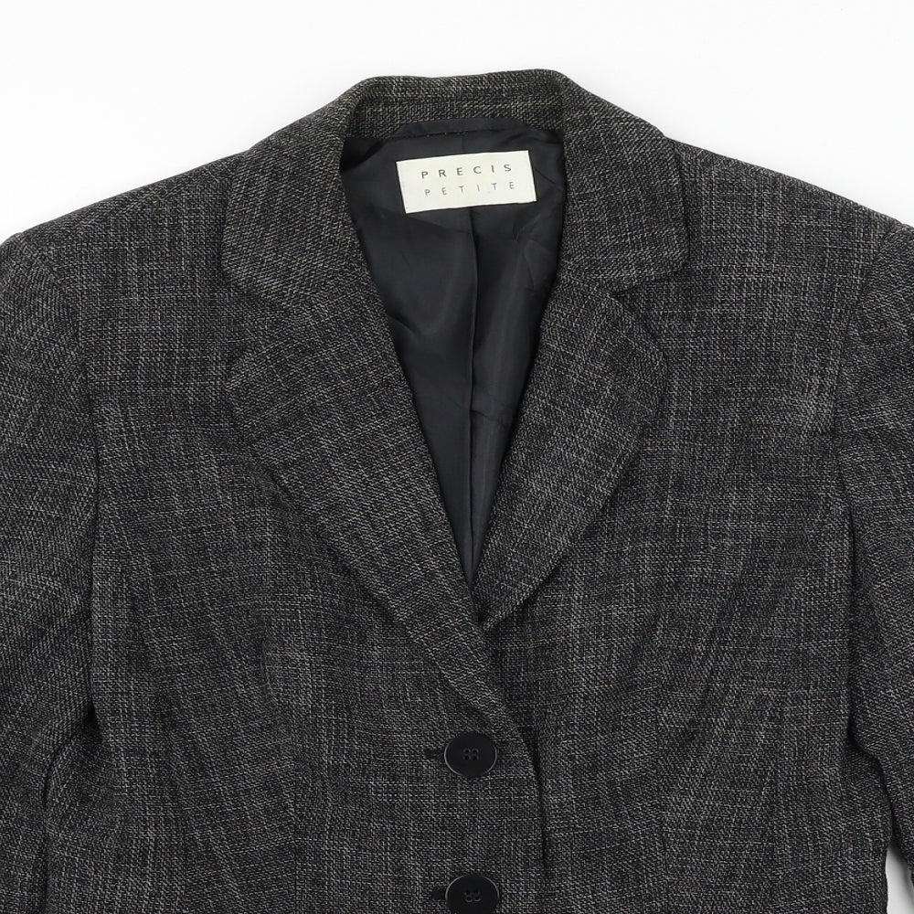 Precis Womens Grey   Jacket Blazer Size 8