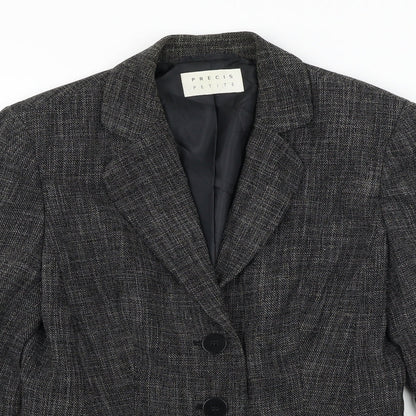 Precis Womens Grey   Jacket Blazer Size 8