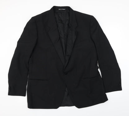 Mens UK Size 44 Chatsworth Regular Black Suit Jacket