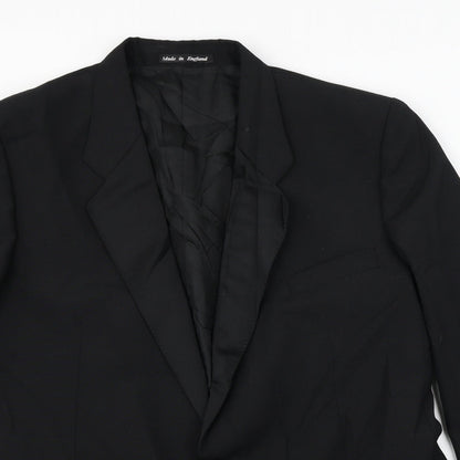 Mens UK Size 44 Chatsworth Regular Black Suit Jacket