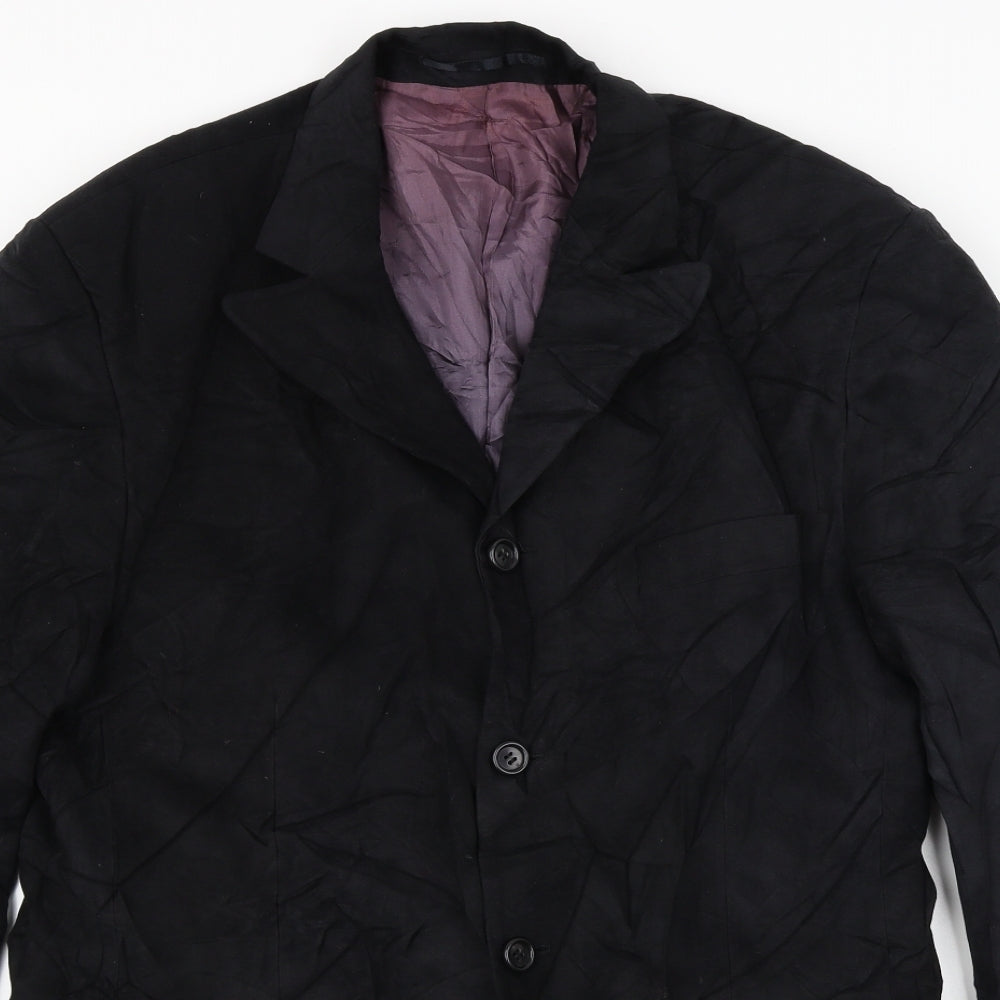 Mens UK Size 38 Wilson Regular Black Suit Jacket