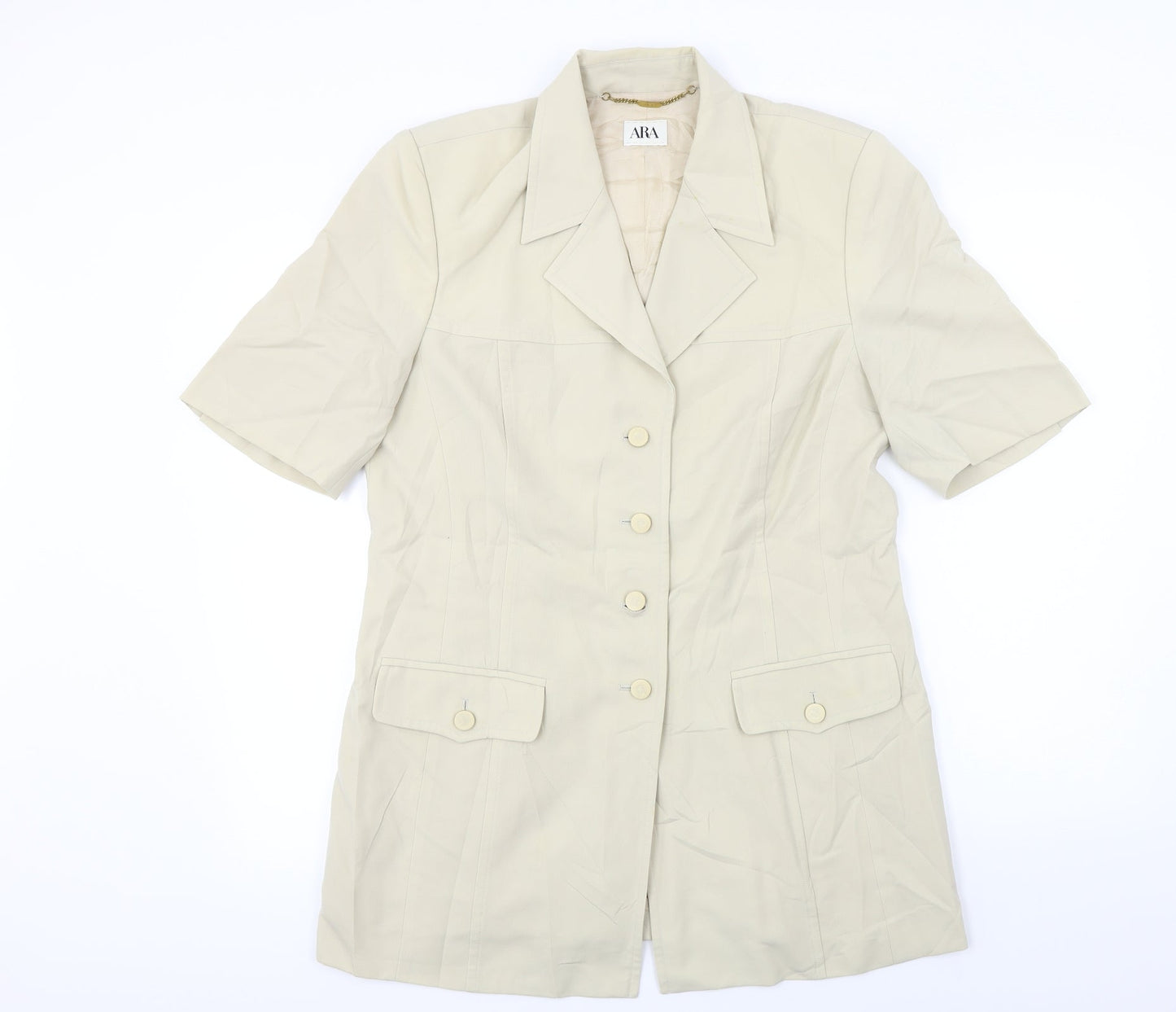 Womens UK Size 12 ara Beige Jacket