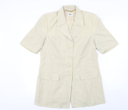Womens UK Size 12 ara Beige Jacket