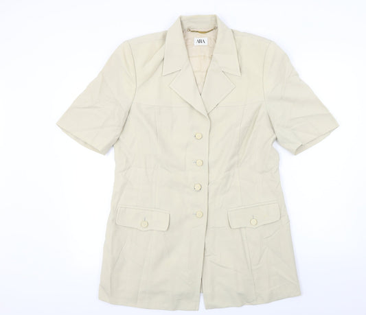Womens UK Size 12 ara Beige Jacket