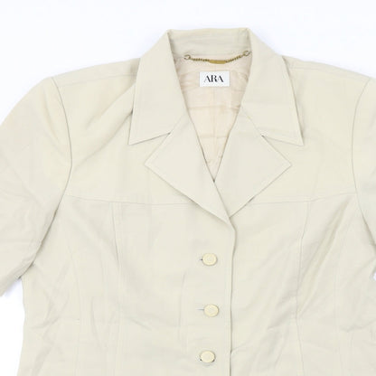 Womens UK Size 12 ara Beige Jacket