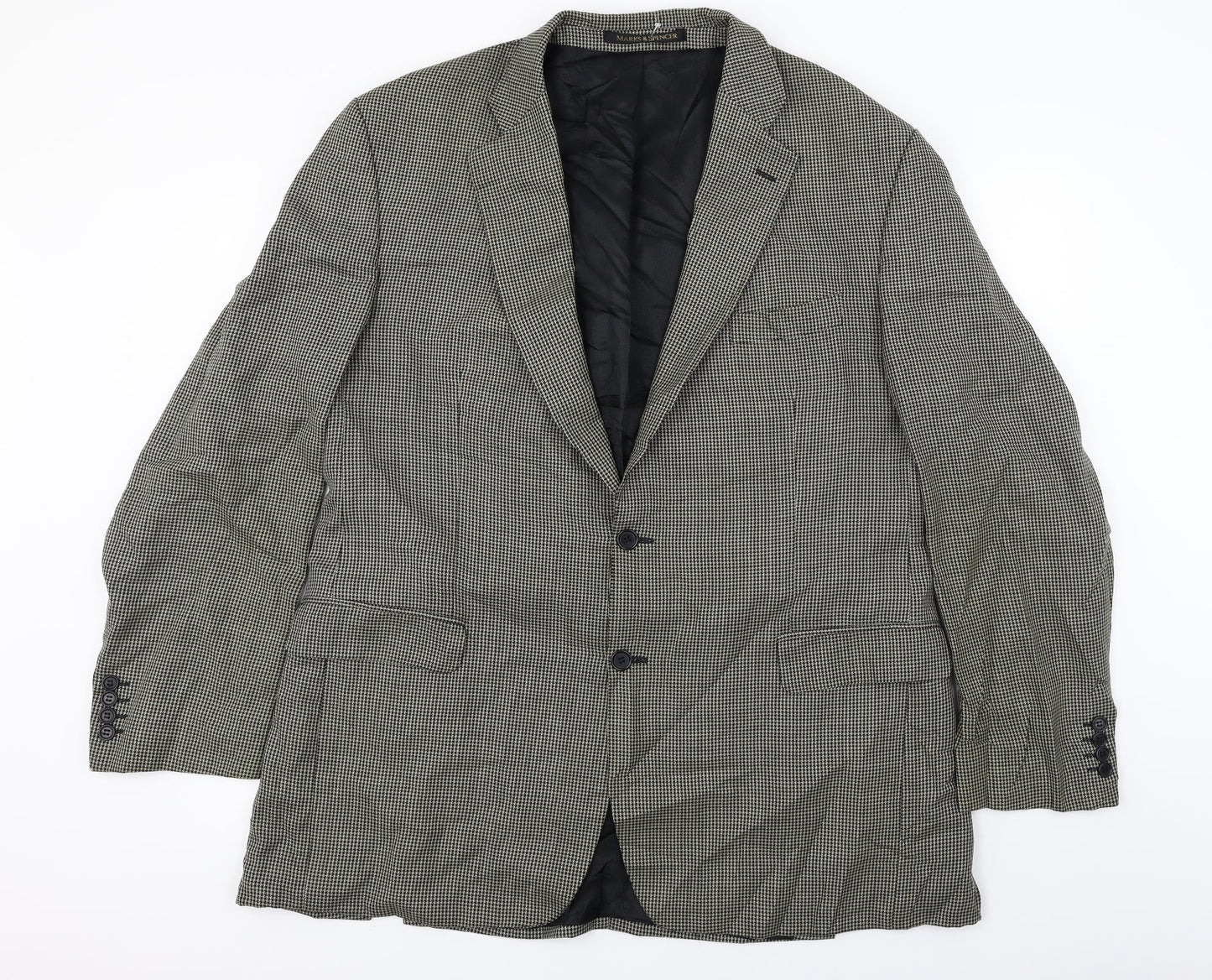 Mens UK Size 46 Marks and Spencer Regular Beige Suit Jacket