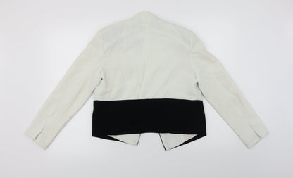 Topshop Womens White   Jacket Blazer Size 10