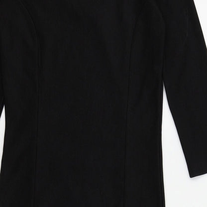 page one Womens Black Colourblock  A-Line  Size M