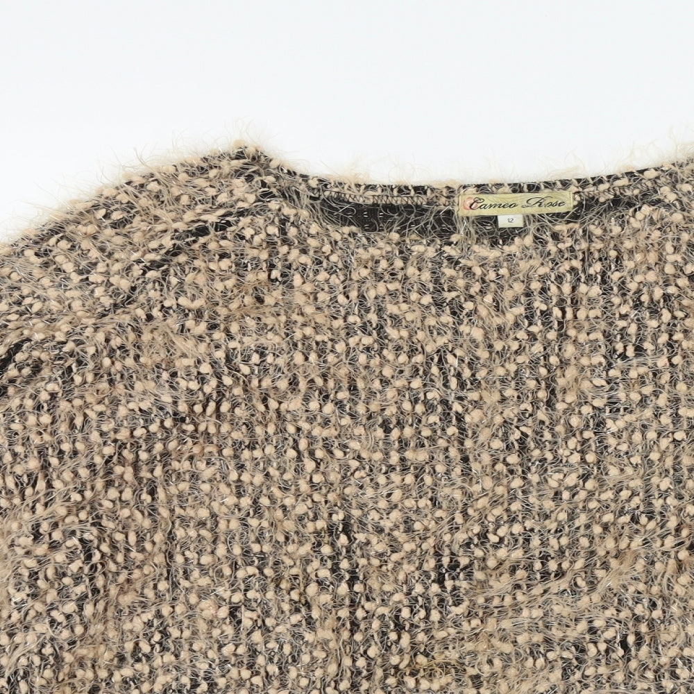 Cameo Rose Womens Brown Pullover Jumper Size 12