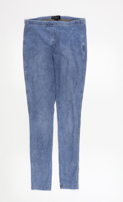 Topshop Womens Blue   Skinny Jeans Size 6 L28 in