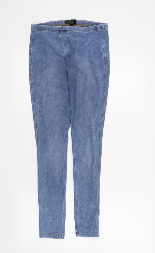 Topshop Womens Blue   Skinny Jeans Size 6 L28 in