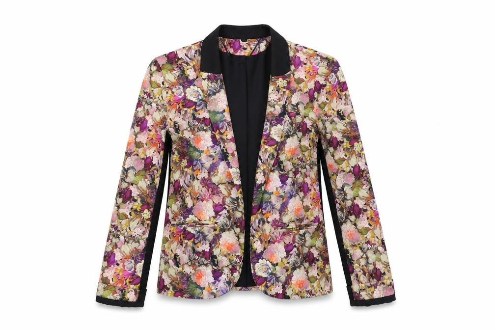 Topshop Womens Multicoloured Floral  Jacket  Size 6