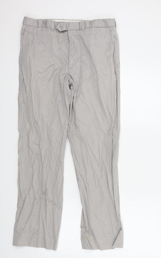 M&S Womens Beige   Trousers  Size 34 L30 in