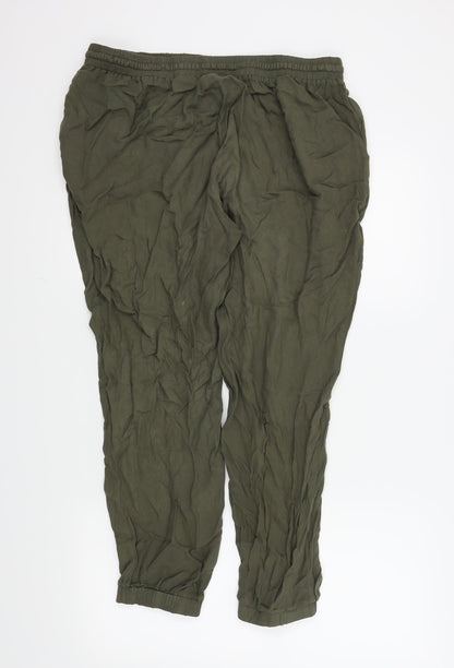 New Look Womens Green   Trousers   L28.5 in