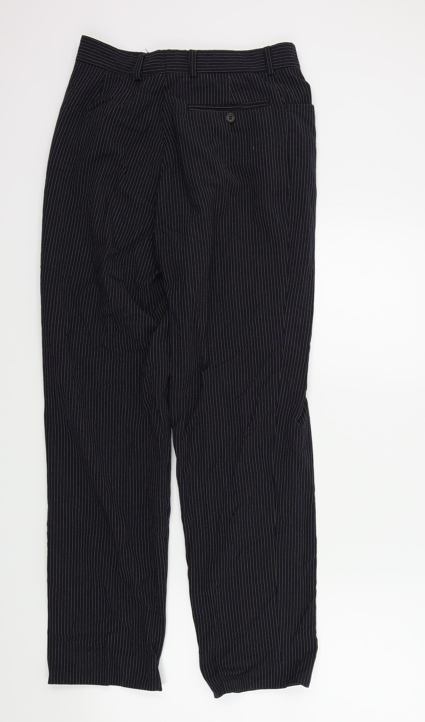 Fosters Mens Blue Striped  Trousers  Size 30 L29 in