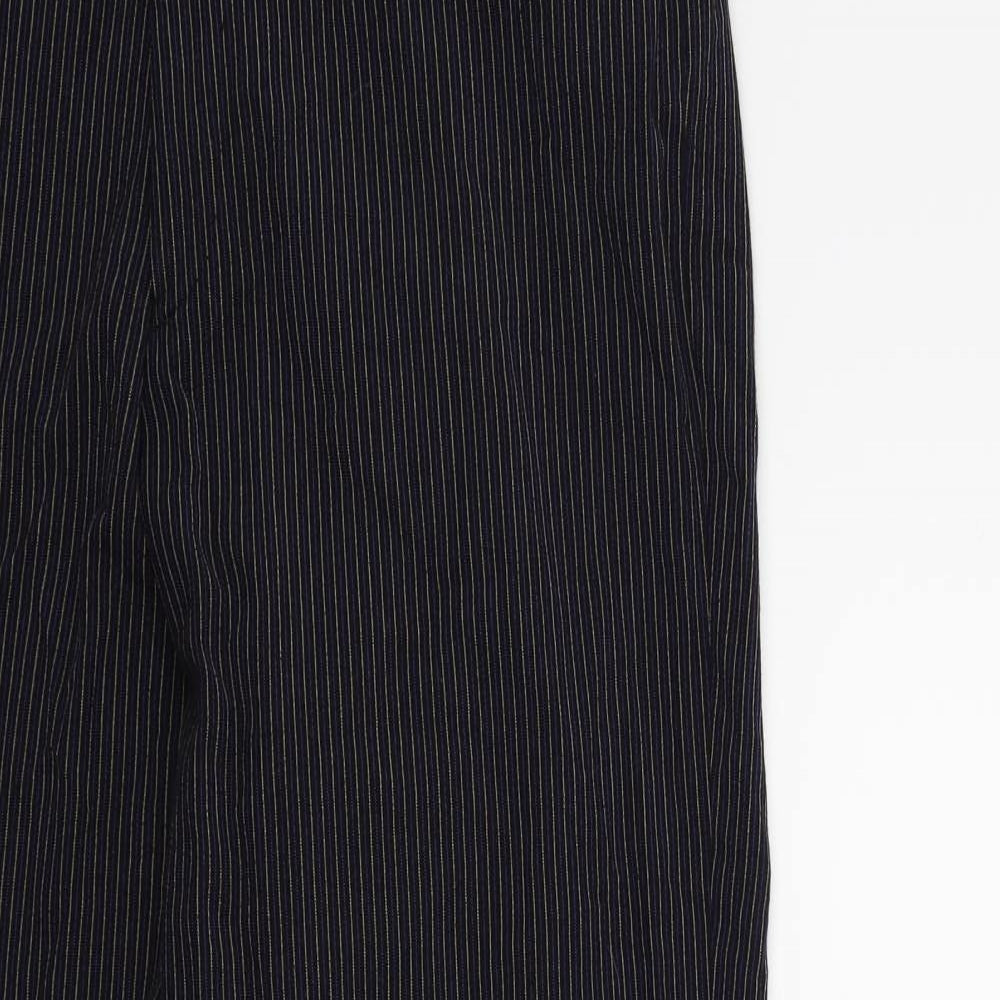 Fosters Mens Blue Striped  Trousers  Size 30 L29 in