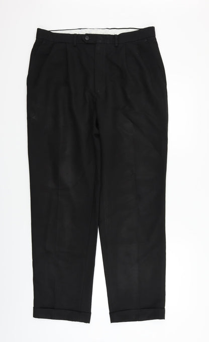 Marks and Spencer Womens Black   Trousers  Size 34 in L31 in
