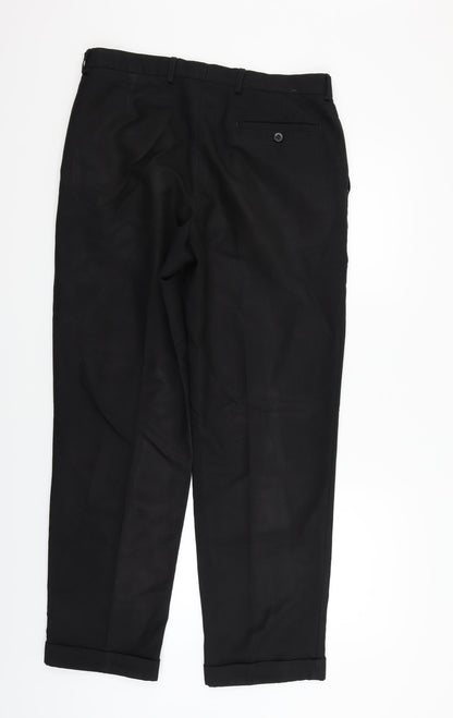 Marks and Spencer Womens Black   Trousers  Size 34 in L31 in