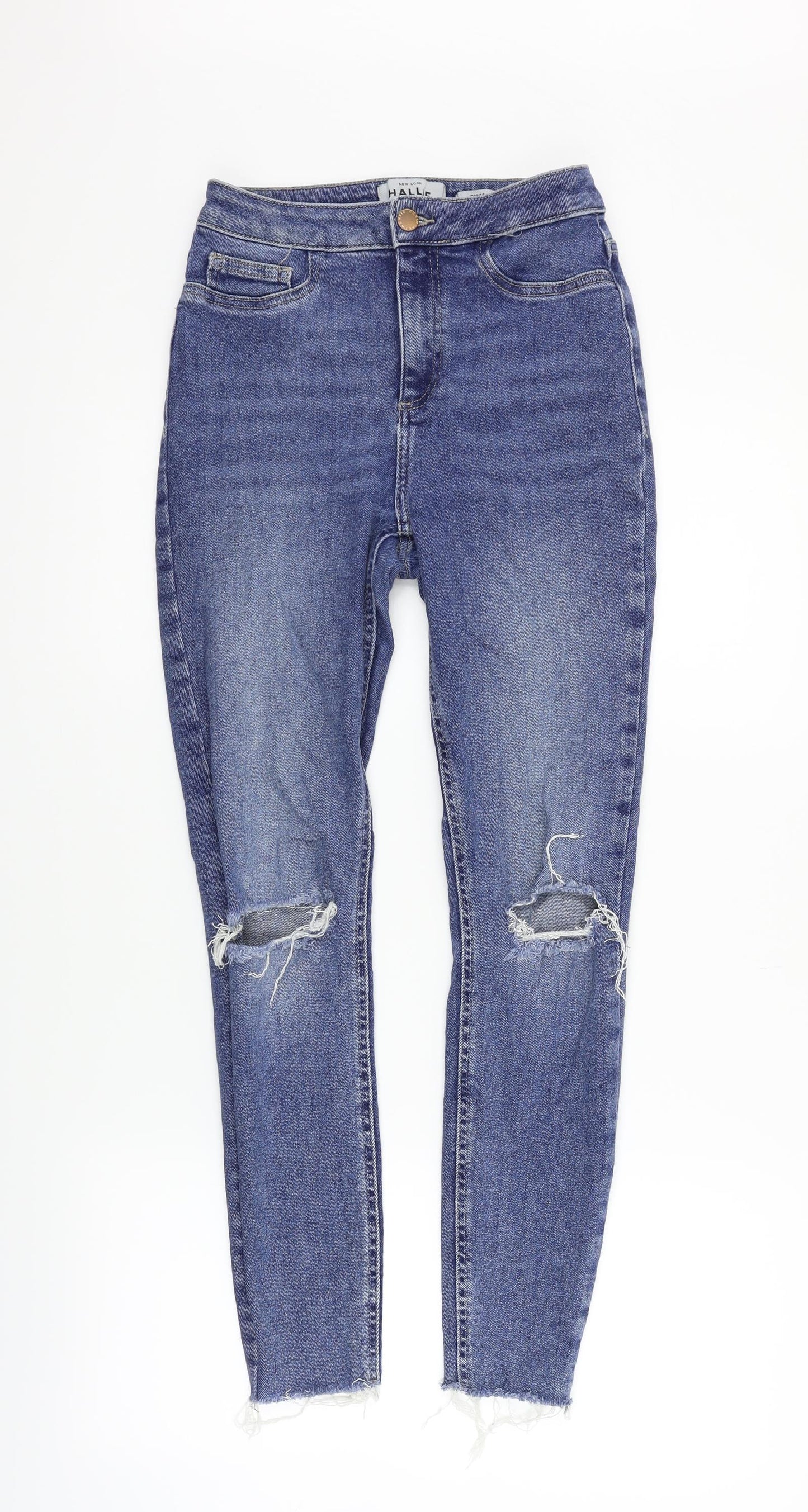 New Look Womens Brown   Straight Jeans Size 8 L26 in