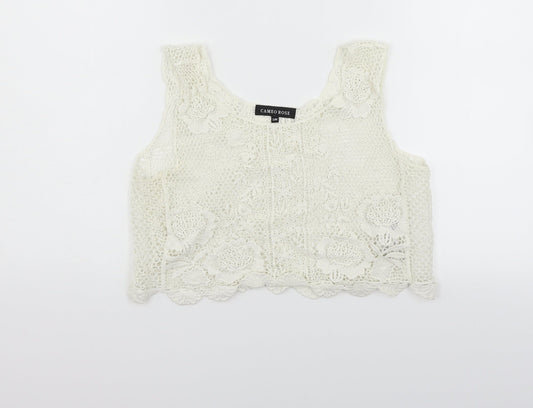 Cameo Rose Womens White   Basic Tank Size M