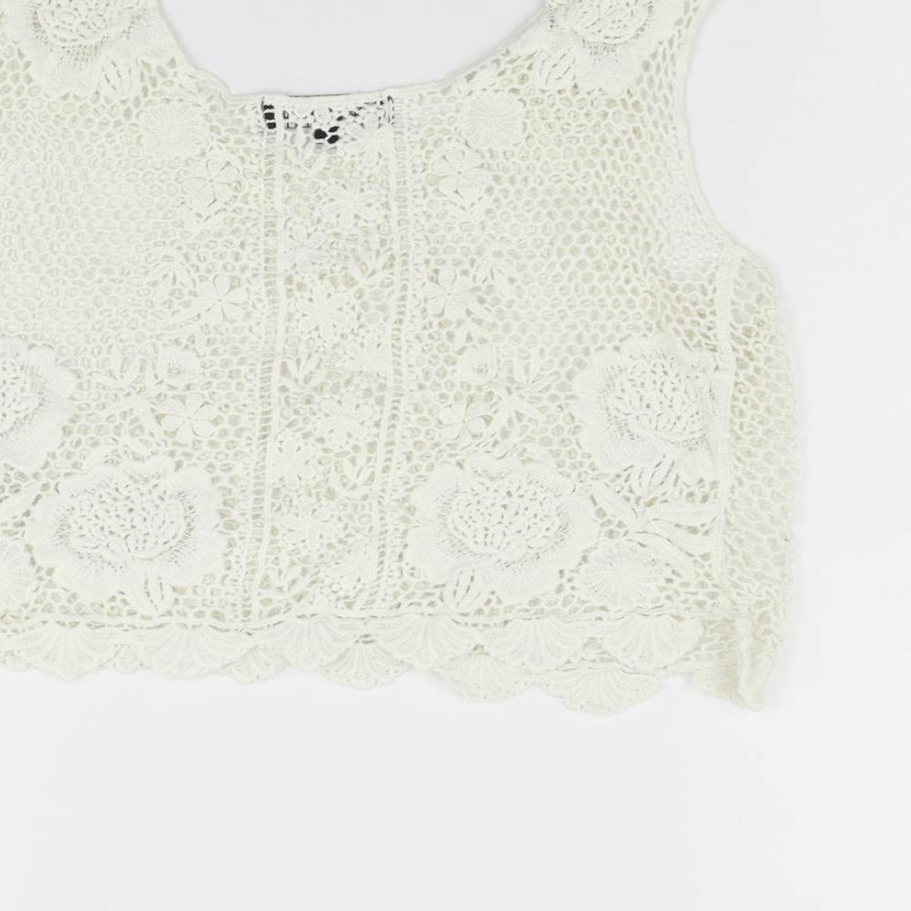 Cameo Rose Womens White   Basic Tank Size M