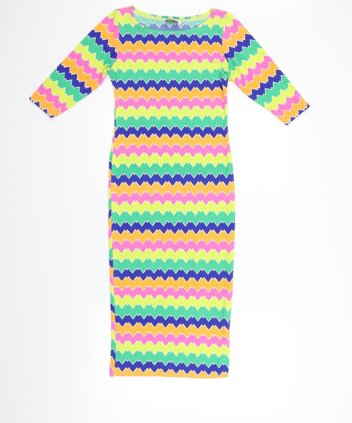 Zack London Womens Multicoloured Striped  Fit & Flare  Size 8
