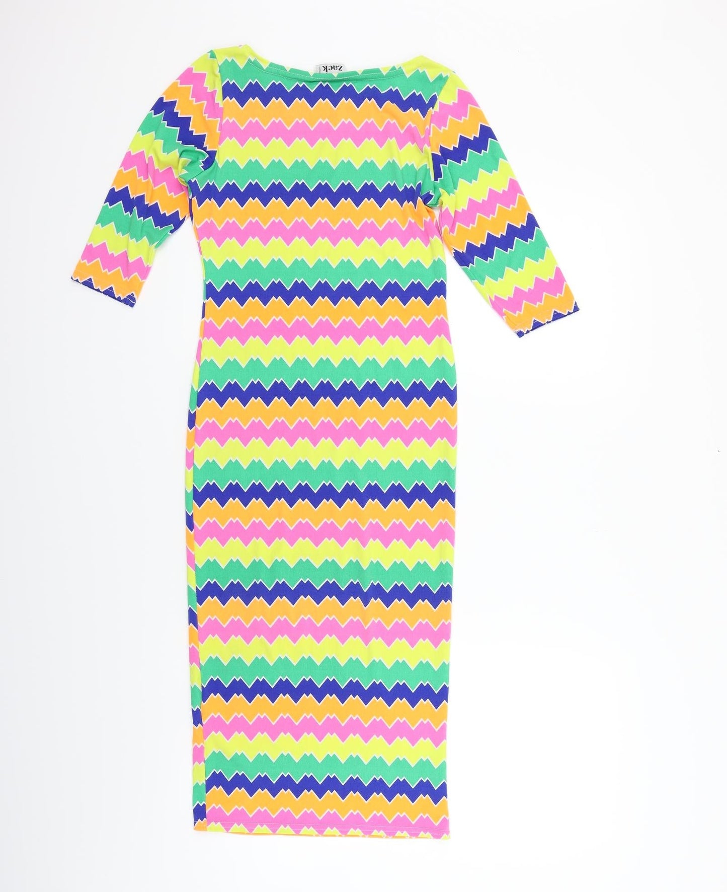 Zack London Womens Multicoloured Striped  Fit & Flare  Size 8