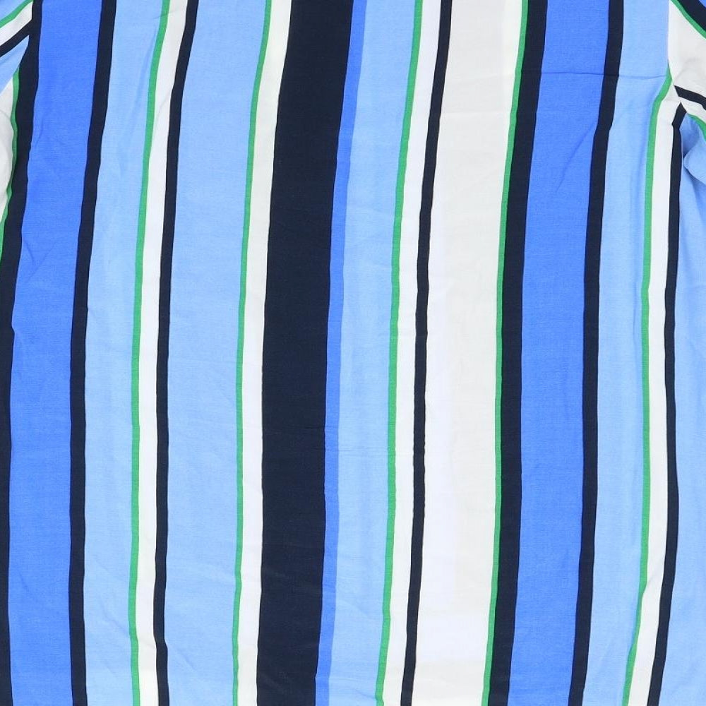 NEXT Womens Blue Striped  T-Shirt Dress  Size 16