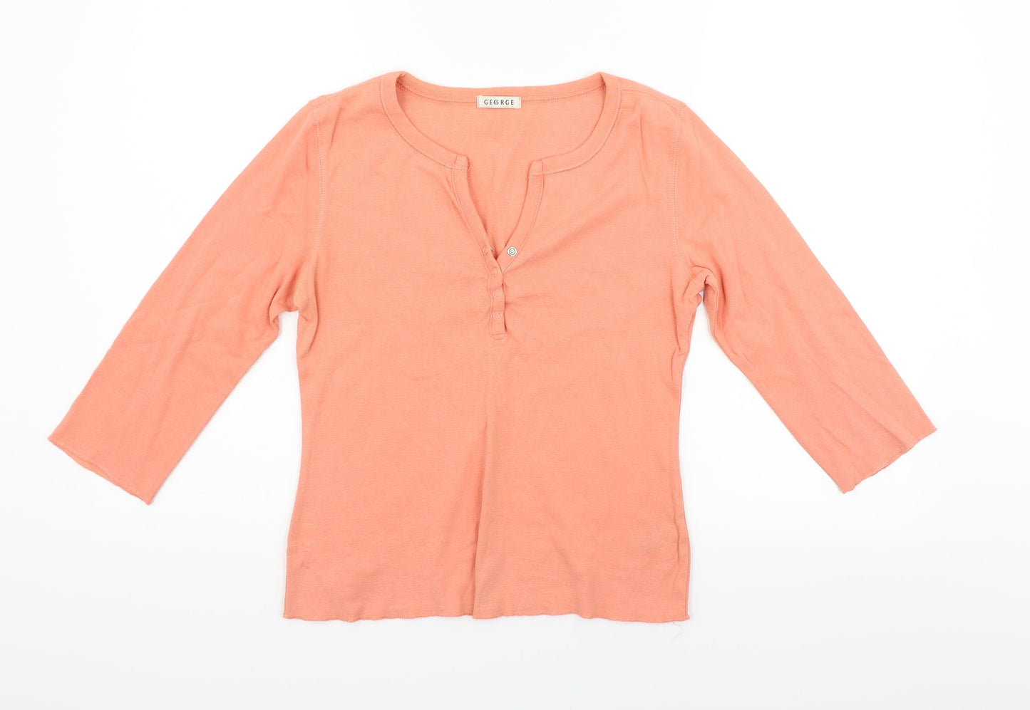 George Womens Orange   Pullover Jumper Size 12