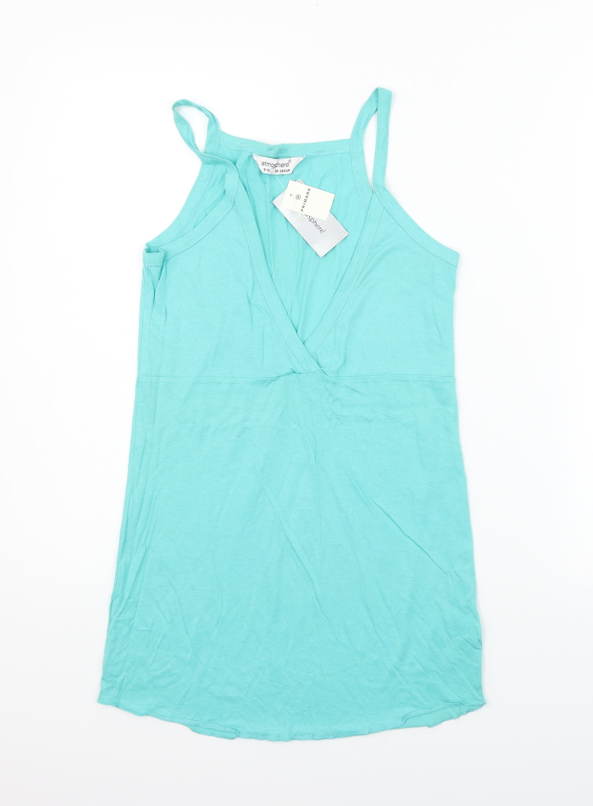 Additional front view of Atmosphere women’s blue fit & flare, size UK 10